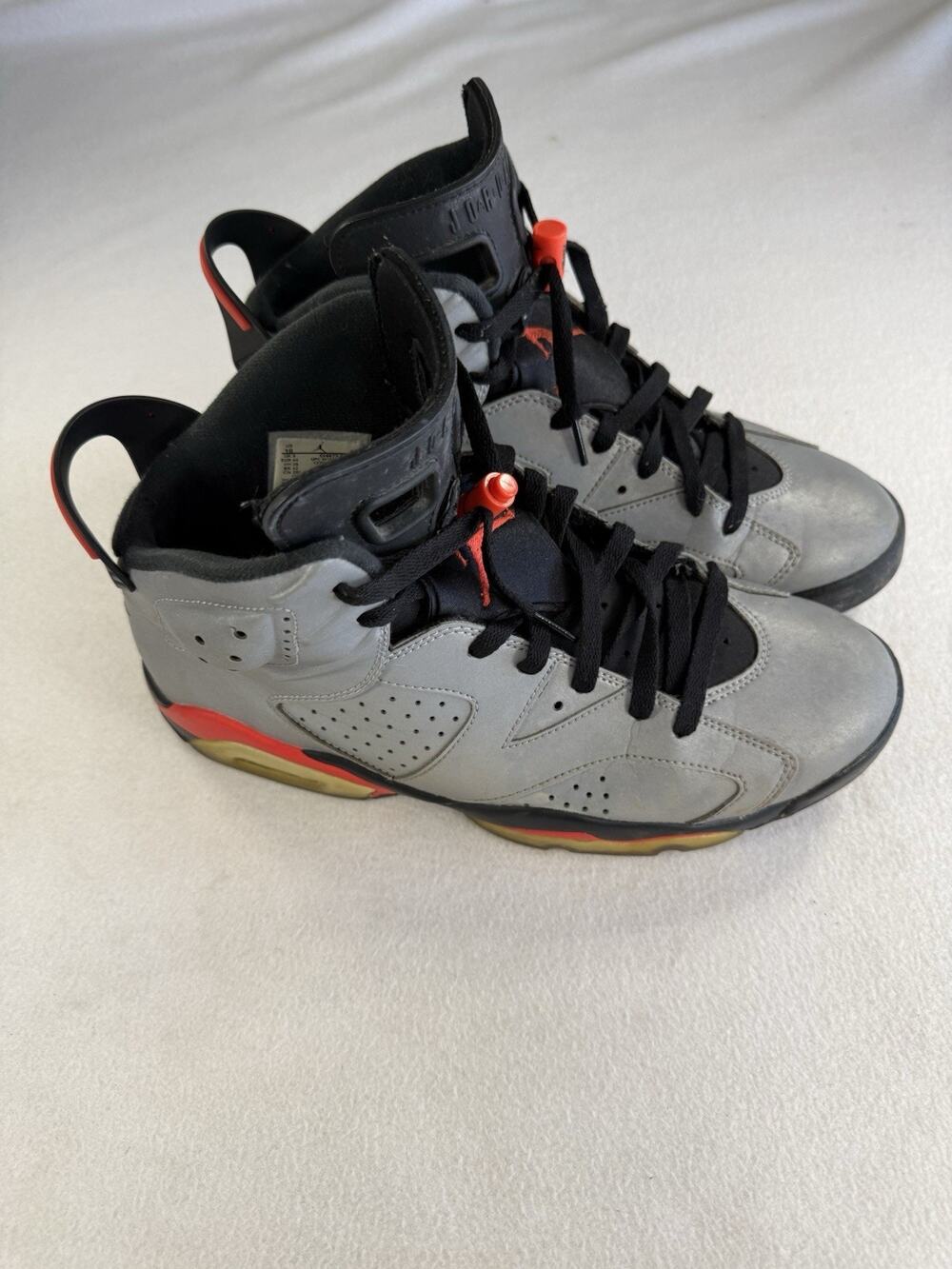 Air Jordan 6 Retro SP Reflections Champion Men 10 3M Silver Infrared Shoes